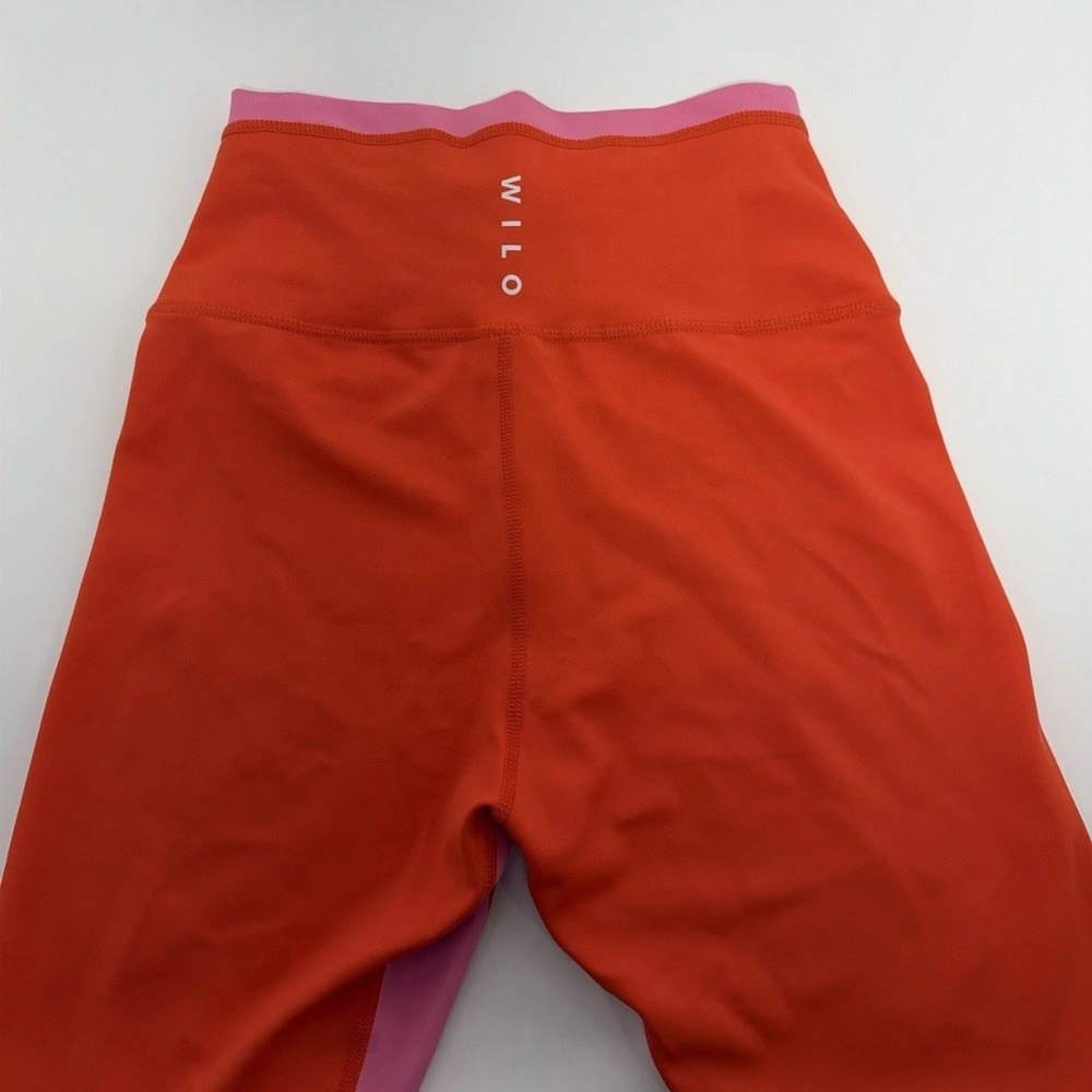 Wilo The Label Women’s Activewear Leggings Orange And Pink Size XS